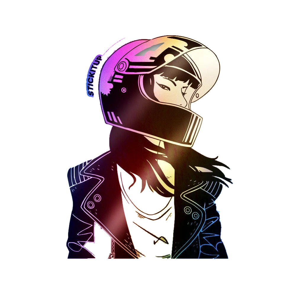 Road Rebel Holographic Stickers